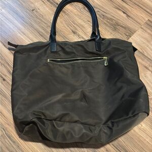 Old Navy taupe/ green Tote Bag with Spacious Design